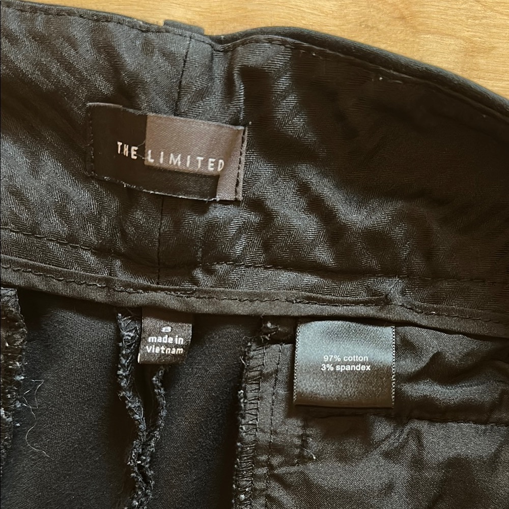 The Limited Black Cropped Ankle Pants - Picture 3 of 5